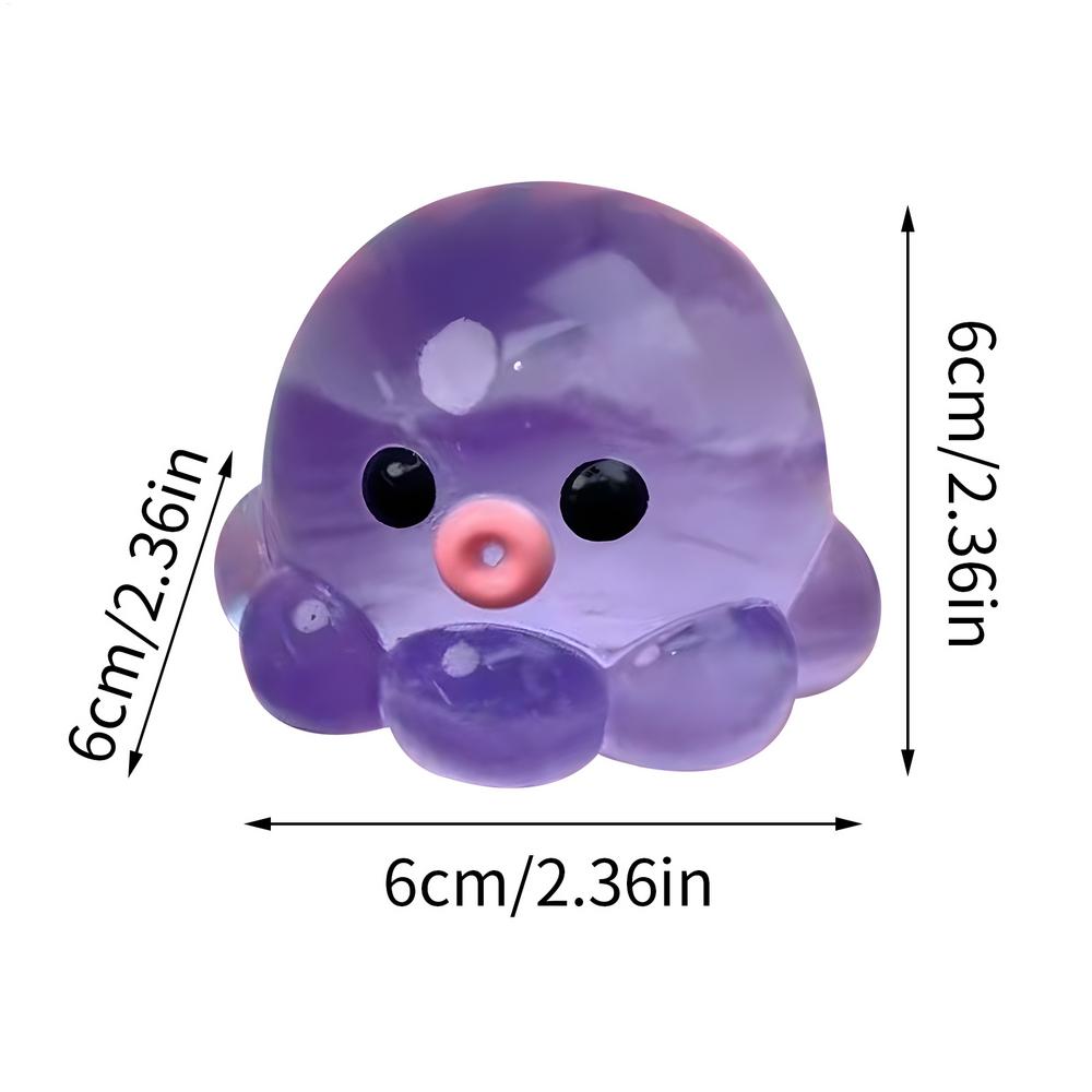 SquishyBubble Pop Fidget Toy, Squeeze Sensory Ball & Octopus Popper, Anti-Anxiety Toy For Adults Kids, ASMR Fun Party Gift