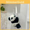 Plush Little Panda Bag Doll With Earphones Raccoon Crossbody Bag Gift Present