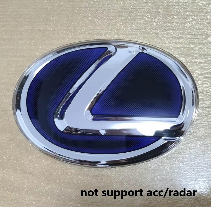 Front Grille Emblem + Rear Trunk Badge for Lexus CT200h IS ES NX RX UX GX GS F Sport No ACC Radar Logo Replacement Sticker PO8