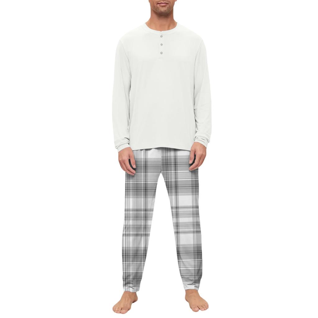 Men's Pajama Set, Long Sleeve And Long Pants, Two-piece Set