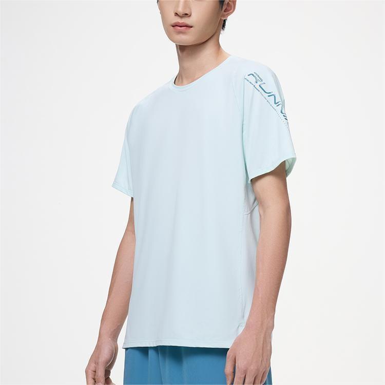 Anta T Shirt Men's Ripple Clear Blue 152425103-2