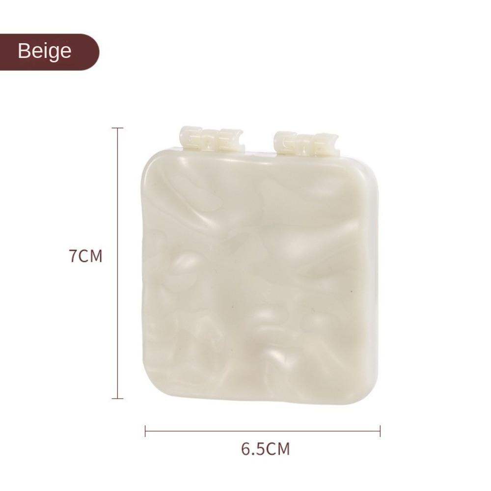 Plating Makeup Mirror Square Compact Mirror Mini Handheld Vanity Mirror for Woman Girls