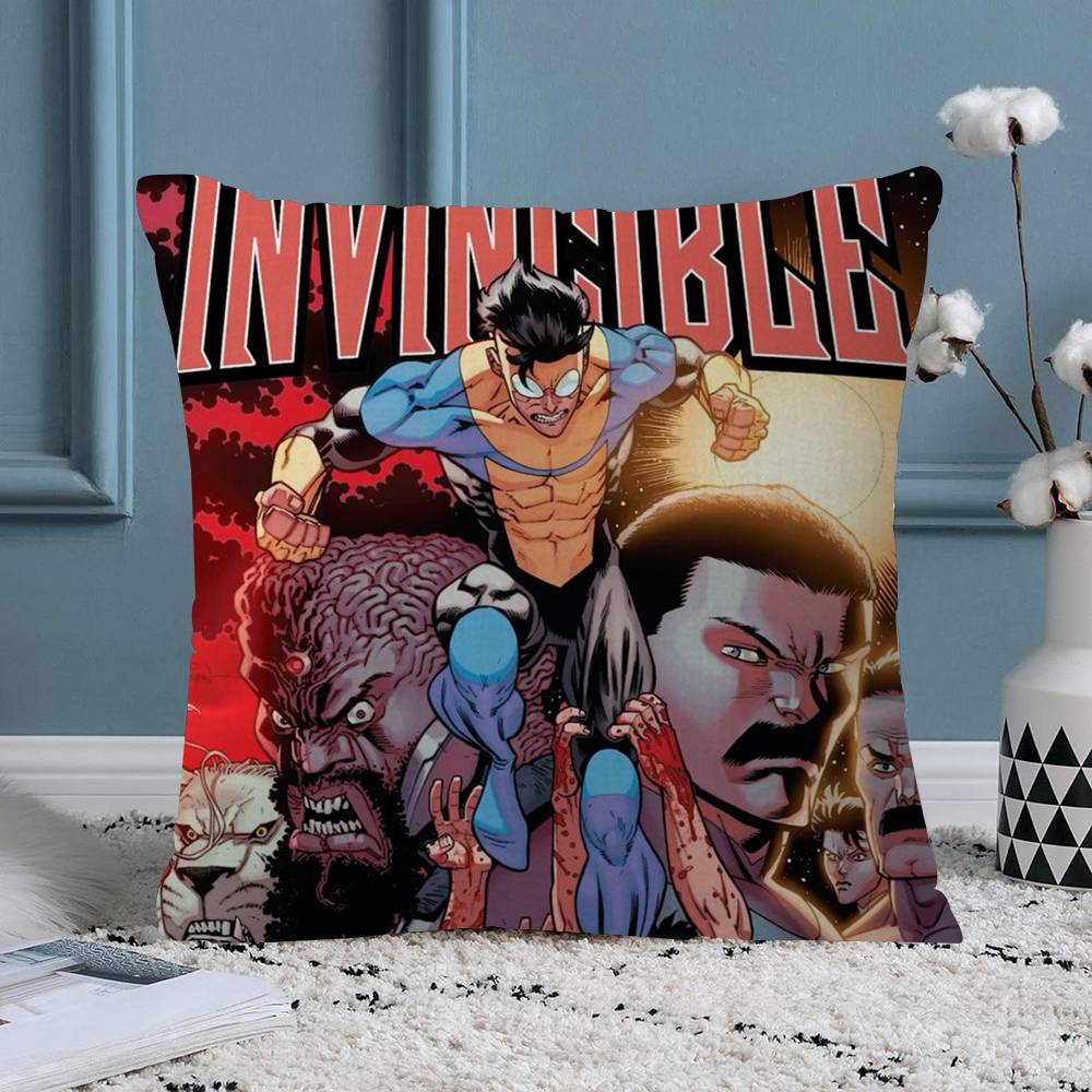 Cartoon Images IInvincibleS pillow cover sofa cushion cover home room decoration children gift