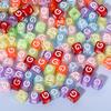 Colorful A-Z Letter Beads for DIY Jewelry & Educational Bracelets