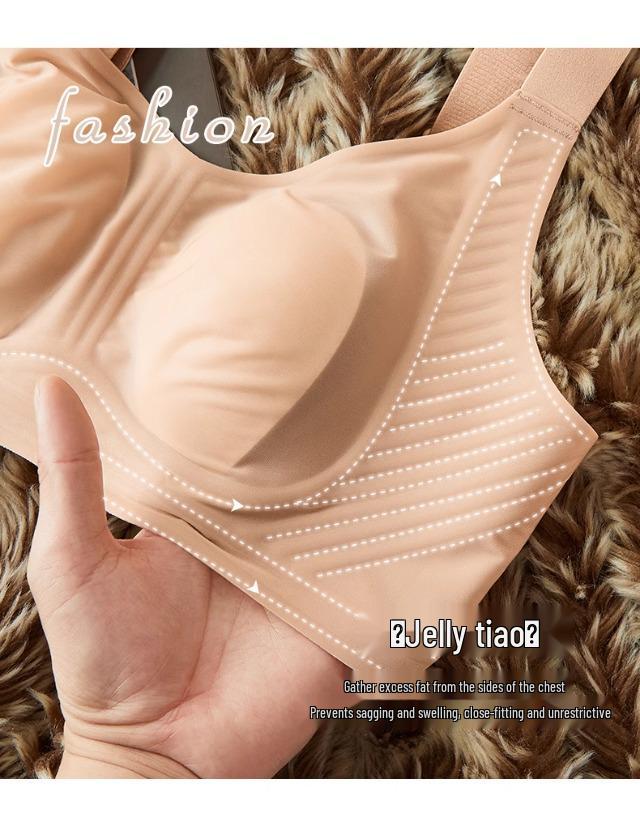 Women's Bust Minimizer: Ultra-Thin Support, Anti-Sag Seamless Cool Full Cup Bra for Summer