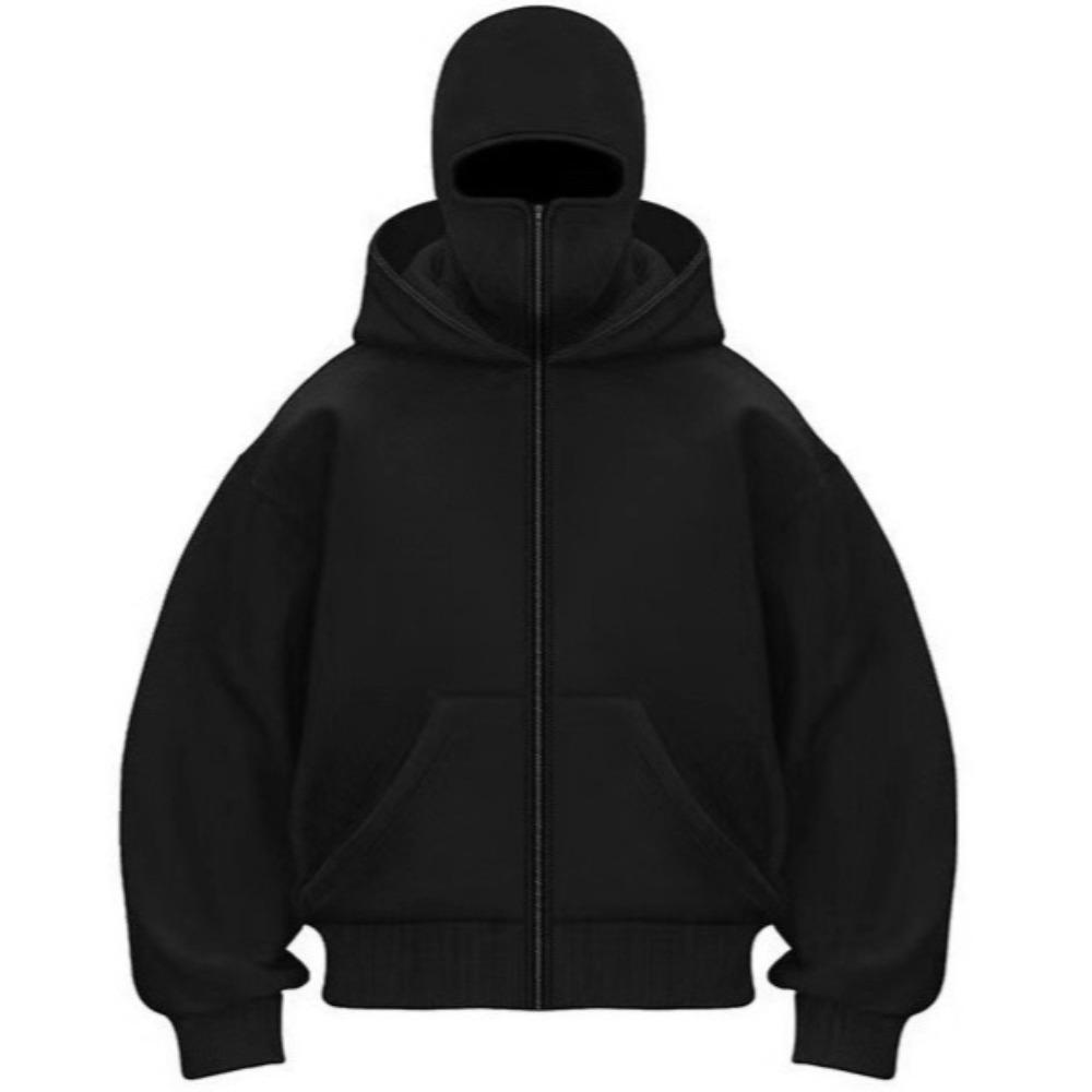 A Fashionable and Comfortable Men's Double-hooded Sweatshirt for Autumn and Winter