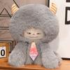 Tie Snow Bow Monster Plush Toy Animal Stuffed Doll Decoration Kids Cute Gift