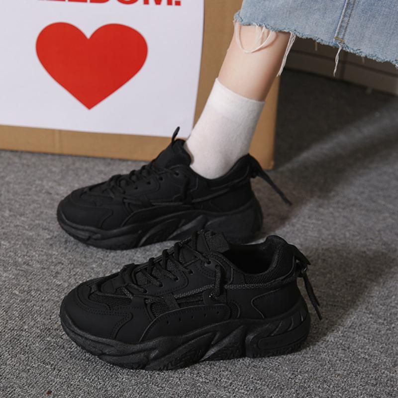 Модная повседневная спортивная обувь, новинка осени 2024 года, теплая, с толстой подошвой, вулканизированная женская обувь Zapatillas De Deporte