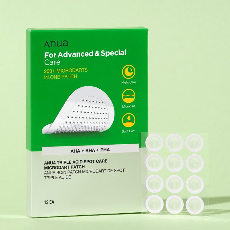 Anua Патч с микроиглами для точечного ухода с тройными кислотами 53 мг*12 шт.
