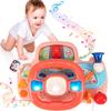 Baby Simulation Driving Car Cartoon Electric Steering Wheel with Music and Lighting Toys Early Educational Toys for Kids Gifts