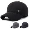 Winter Men's Velvet Thick Baseball Cap for Middle-Aged and Elderly Outdoor Ear Protection Cap Warm Cotton Cap