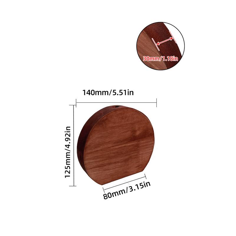 Ручная работа Флористическое искусство Настольные украшения Ваза Домашние украшения Дерево Ретро Натуральные материалы Декоративные 4 стиля