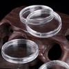 Coin capsules Accessories Collection 100pcs Clear Round Plastic Holder
