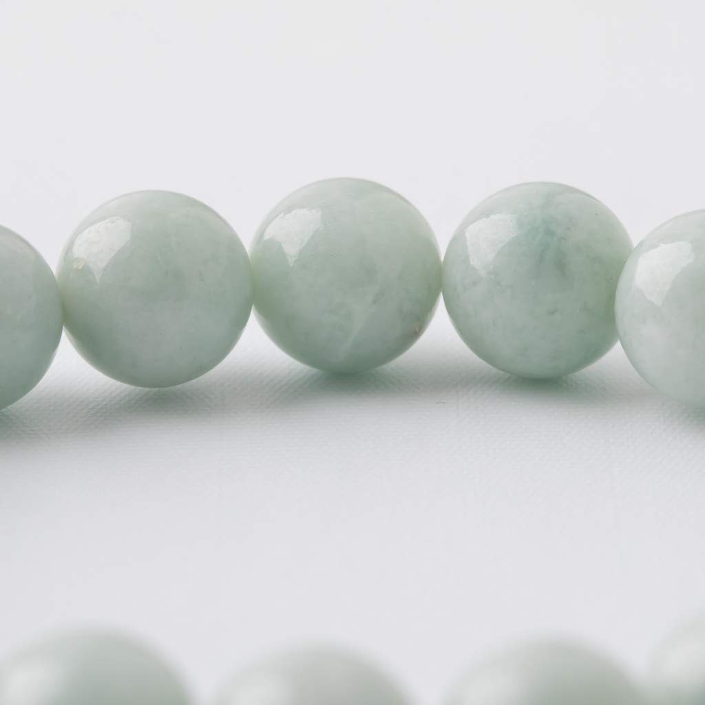 17cm Itoigawa Natural Jadeite Pale Japanese National Jomon Power Stone Jadeite Workshop Special Paulownia Wood Quality Guarantee BR0250 (10mm beads,