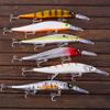 Jerkbaits for Bass with Treble Hook Medium Diving Minnow Fishing Lure Hard Artificial Bait Swing