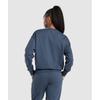 Gymshark Rest Day Sweats Oversized Crew Bros Indigo Blue Marl B8a7a Uc0d