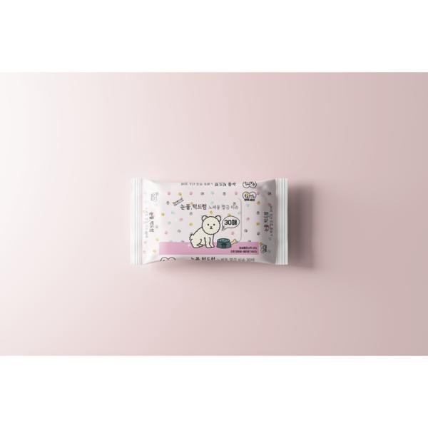 Влажные салфетки для домашних животных Pet to World, 100% натуральные очищающие салфетки для собак, портативные 30 листов, 12 упаковок, корейский шампунь для домашних животных