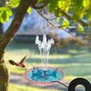 Yousheng Bird Bath с фонтаном, подвесная кормушка для птиц, миска для птиц, уличная ванна для птиц с фонтаном, работающим от USB, для сада, заднего двора, патио, крыльца