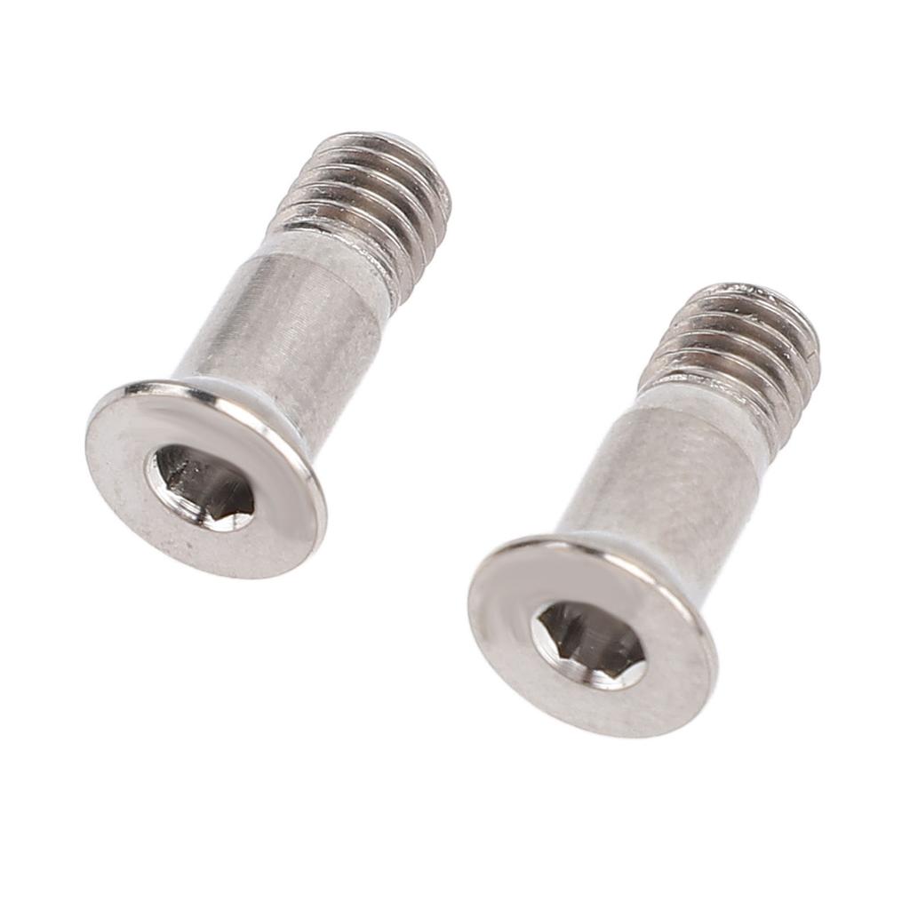 2PCS Cycling Rear Derailleur Screw Ti Alloy Rear Derailleur Pulley Guide Wheel Fixed Bolts for