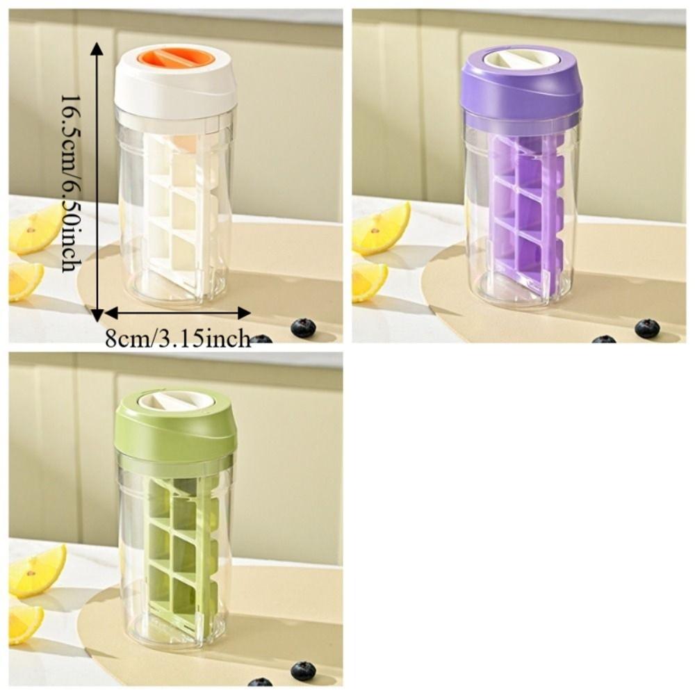 8 Grids Ice Making Cup Twist Release Ice Cube Box Creative Ice Storage Pot For Summer