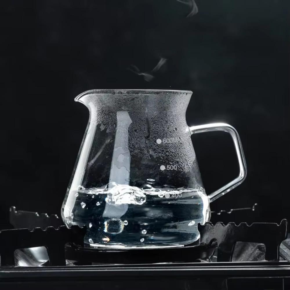 400ml 600ml Coffee Server Pour Over Glass Range Dripper 01 02 Heat Resistant Coffee Kettle Brewer Drip Coffee Share Pot