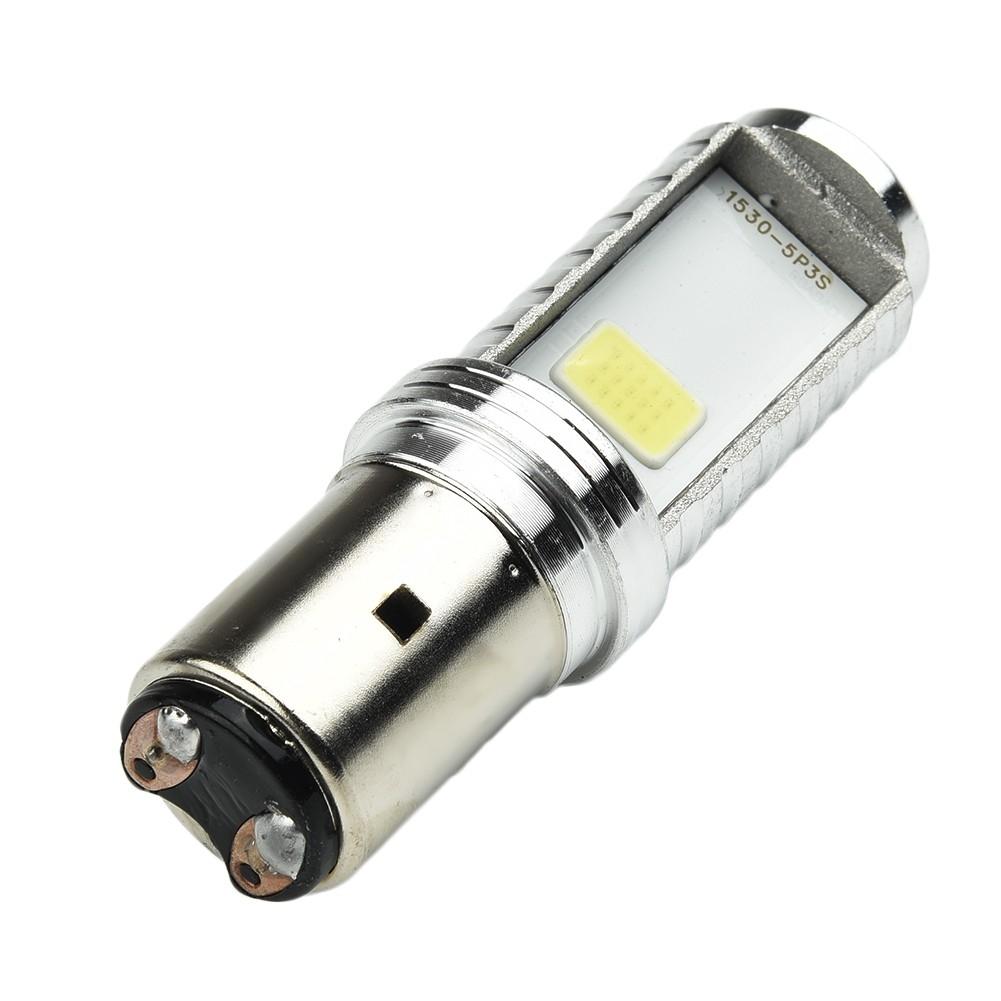 White Bulbs BA20D Headlight Bulbs 2pcs/kit 6W Accessories