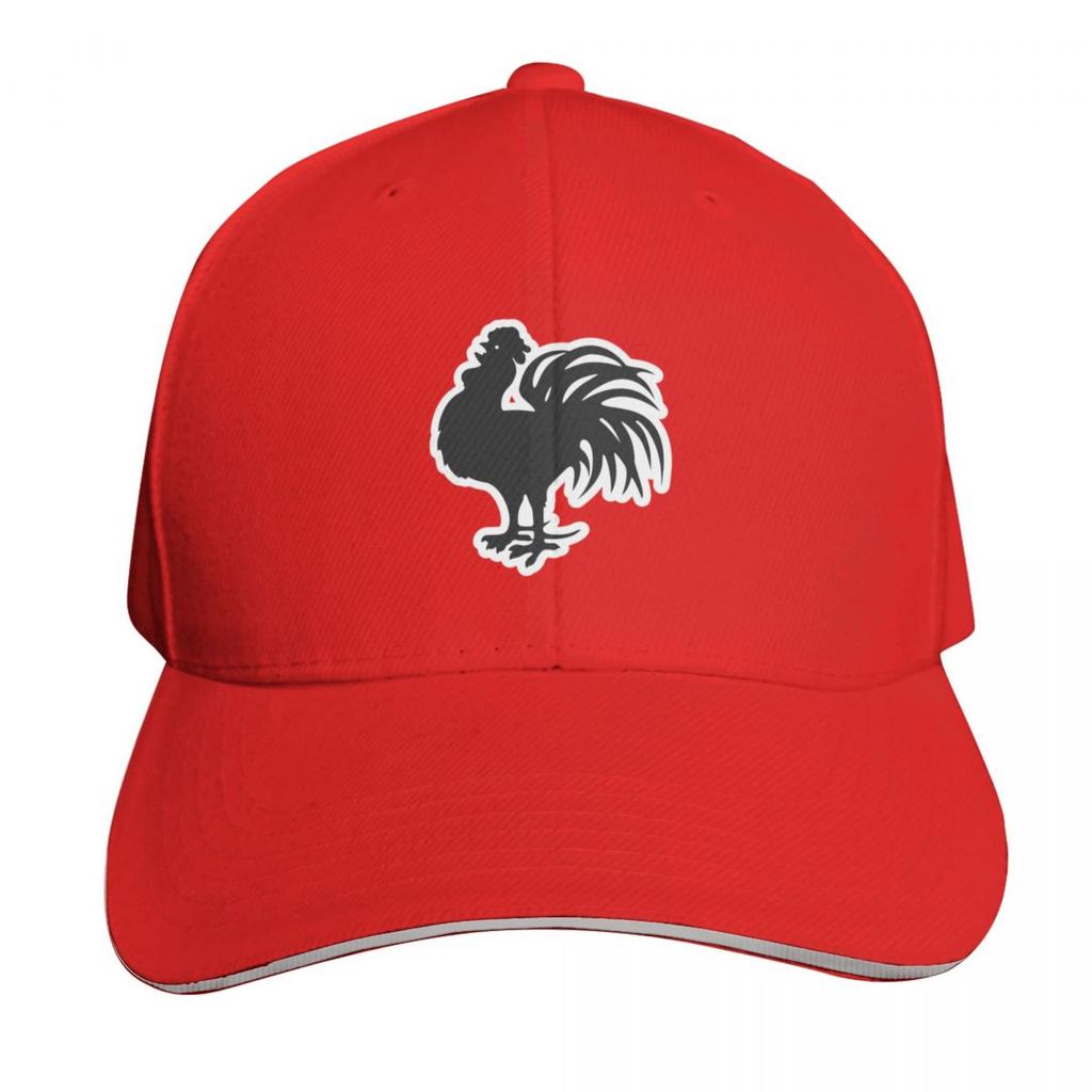 Black White Rooster Cockerel Baseball Cap hats on offer Snapback Cap Horse Hat hiking hat Womens Beach Outlet Unisexs