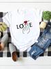 Love Finger Heart Print Women T Shirt Short Sleeve O Neck Loose Women Tshirt Ladies Tee Shirt Tops Clothes Camisetas Mujer
