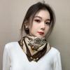 Магнитный треугольный шарф для защиты шеи, новый хлопково-льняной шелковый шарф на осень и зиму, женский высококачественный шарф, квадратный шарф