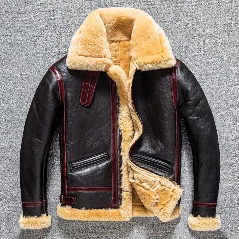 Jacket Genuine Fur Men's G3 Military Thickened Warm Jacket Fashion Winter All-in-One Short Jacket