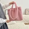 111 Autumn and Winter New Plush Soft Waxy Shoulder Bag Underarm Bag Large Capacity Commuter Handbag