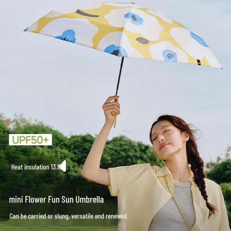 Banana Umbrella Portable 5-Fold UV Sun/Rain Umbrella