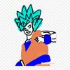 Patches For Clothes Bag Iron On Thermal Stickers Goku Bad Animation Goku Fan Art Pattern Washable Heat Transfer