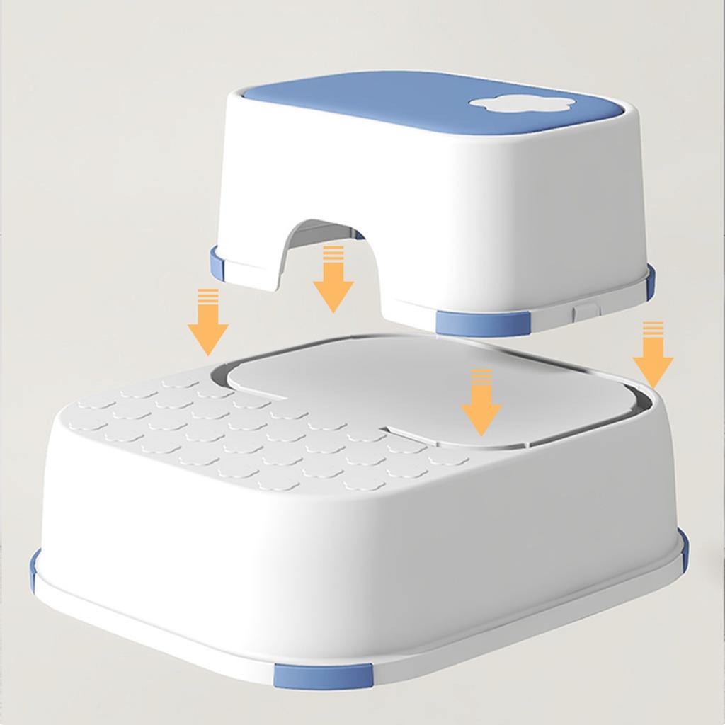 Kid Step Stool Bathroom Non Slip Safety Training Stool Washing Step Stools For Children Living Room Bathroom Furniture