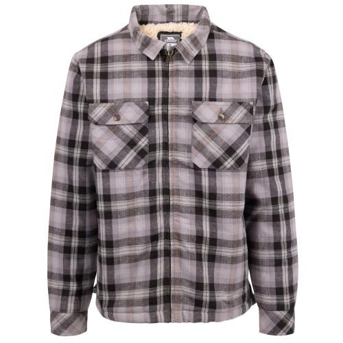 TRESPASS Mens Danehill Sherpa Lined Shirt