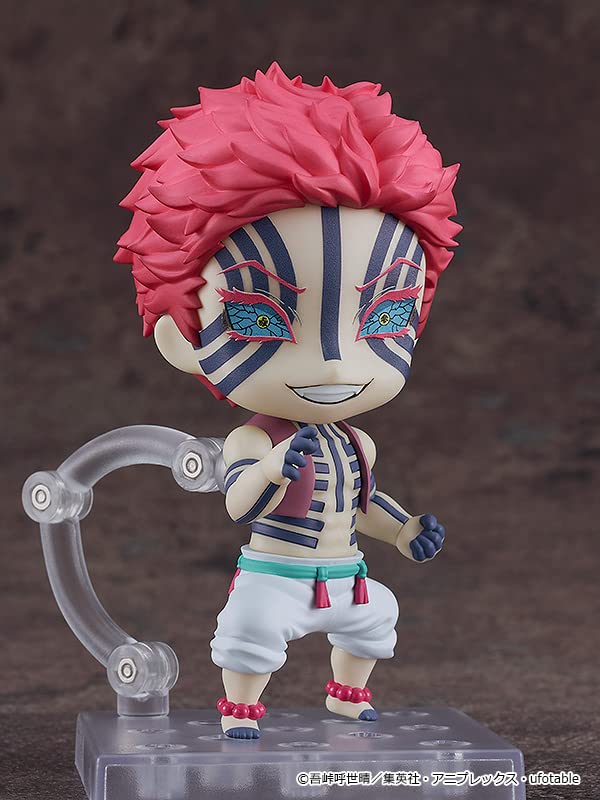 Good Smile Company Нендороид Убийца Демонов: Kimetsu no Yaiba Аказа Пластиковая подвижная фигурка без масштаба, окрашенная. Перепродажа