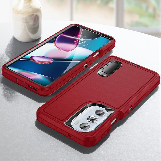 Drop Protection Stand Function Armor Case For Motorola Moto Edge 30 Pro Anti -Scratch Cell Phone Cover For Moto Edge 30 Pro Cases