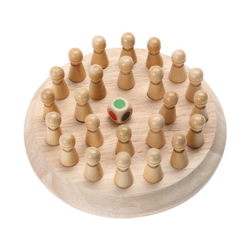 Kids Wooden Memory Match Stick Chess Game Educational Toys Gift