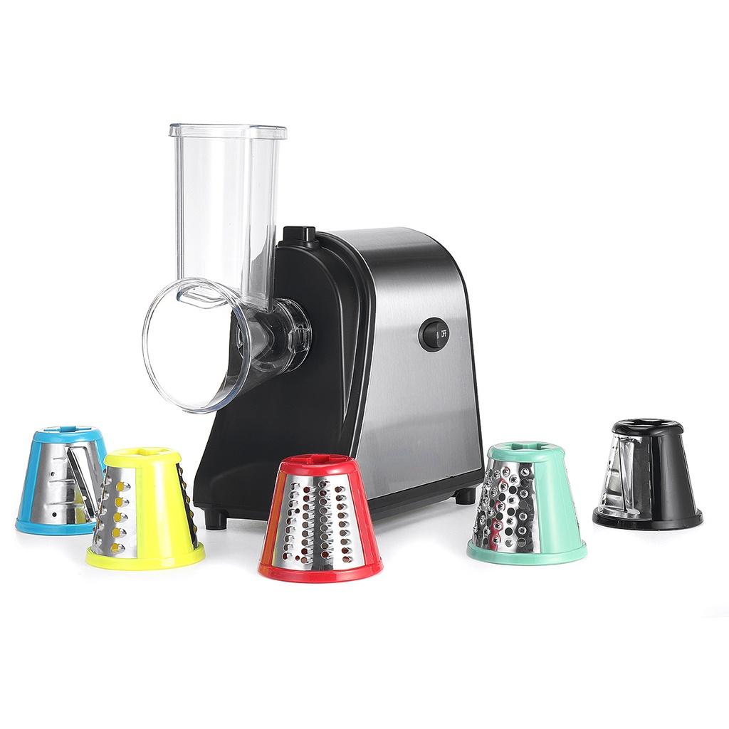 Многофункциональная электрическая нарезка для салата, овощей, фруктов, измельчитель моркови, картофеля, машина для резки лезвия из нержавеющей стали