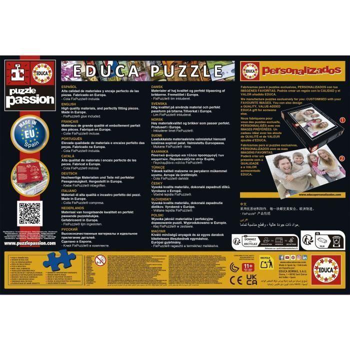 Puzzle - EDUCA - Licorne Arc-en-Ciel - 500 pièces - 48x34 cm - Pour enfants à partir de 10 ans