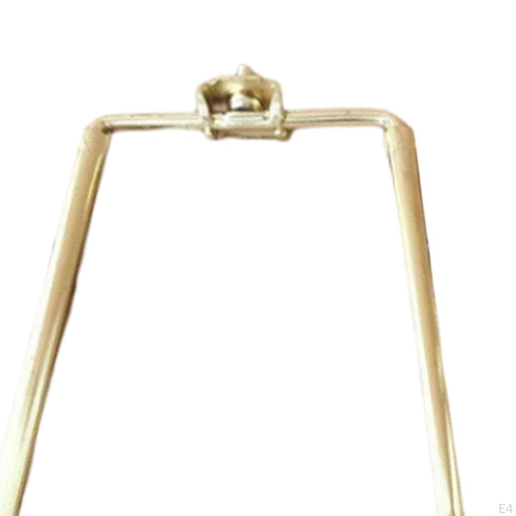 Adjustable Lamp Harp Set for Table/Floor Lighting with 6-10 Inch Base