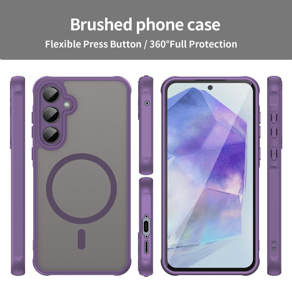 Samsung Galaxy A35 5G Phone Case, Magnetic Shockproof Phone Case Cover for Samsung Galaxy A35 5G