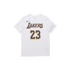 Nike LeBron James #23 Lakers Graphic Basketball T-Shirt Men Tops White CV8529-100