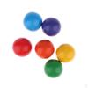 6 цветов, деревянные радужные шарики, блоки, обучающая игрушка для детей, не-