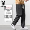 PLAYBOY Мужские летние джинсы прямого кроя свободного облегания