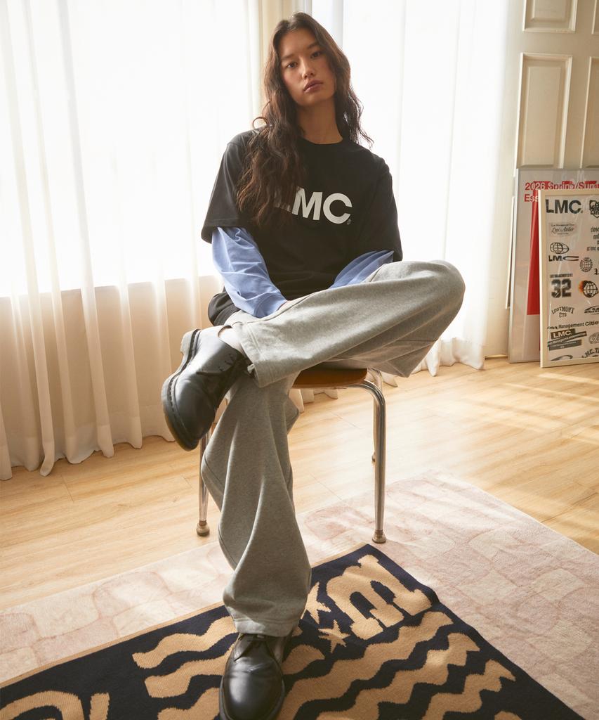 LMC S Og Straight Sweat Pants Burgundy