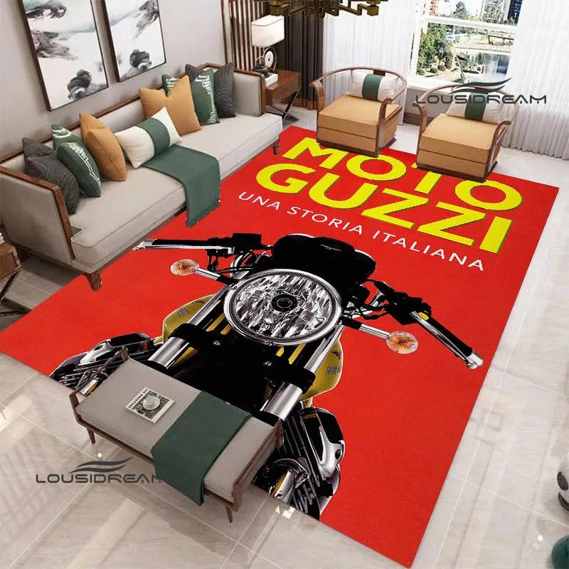 3D ковер с принтом мотоцикла Guzzi Нескользящий ковер Модный ковер-мат для йоги для спальни уличный ковер декор спальни подарок на день рождения