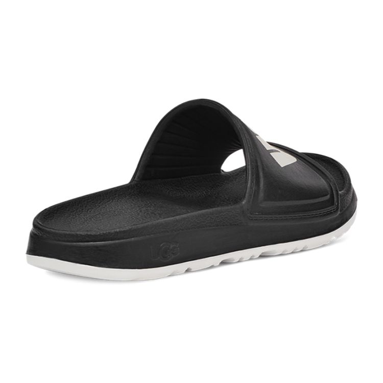 UGG Men's Logo Slide Sandals Comfort Casual Slip On Sandals 1129111-BLK