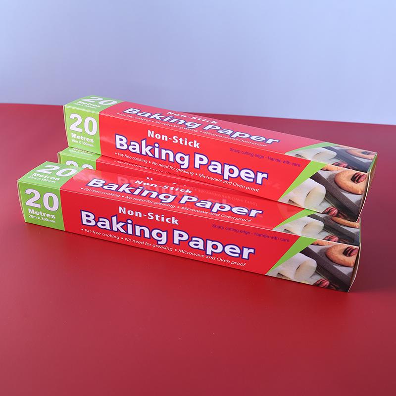 Рулон силиконовой маслостойкой бумаги для выпечки для духовки и барбекю, 20 м