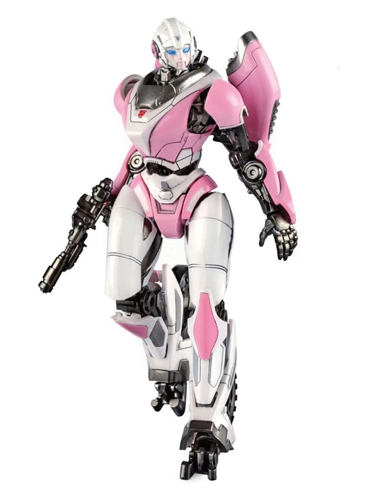 Doyusha Transformers Bumblebee Arcee Total Length 92mm Plastic Model SK04 Pink